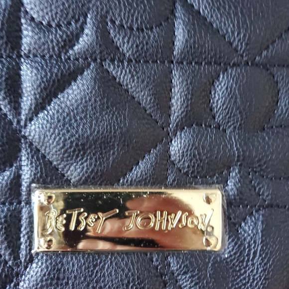 NWT Betsy Johnson Solitaire Tote Bag - Picture 2 of 13